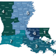 Louisiana political map (NationalJournal.com)